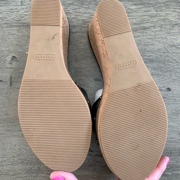 Coach Leatuer & Cork Wedges in great condition - Picture 3 of 4